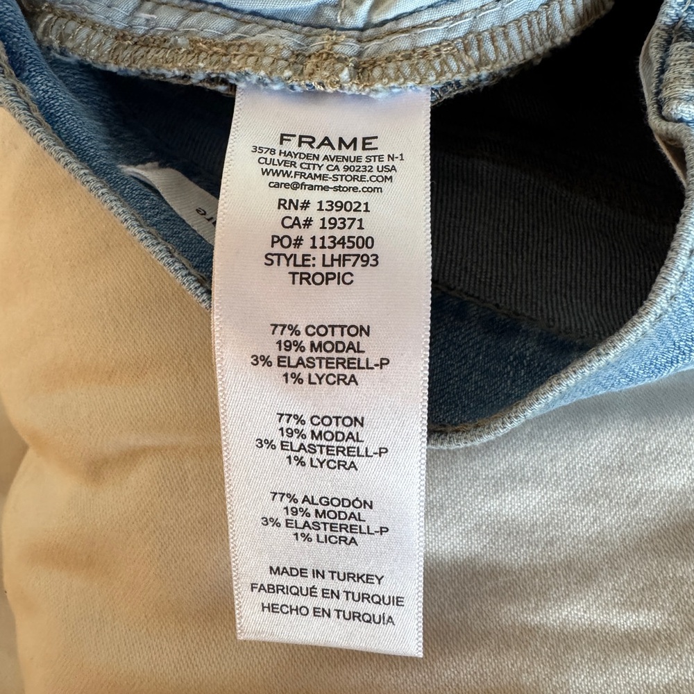 NWOT Frame Le High Flare Jeans - Picture 6 of 8